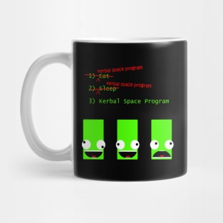 Eat Sleep Kerbal Space Program Mug